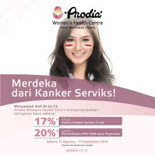 Promo menarik seputar kanker serviks lainnya datang dari rumah sakit bunda. Merdeka Dari Kanker Serviks Di Laboratorium Prodia Eventsurabaya