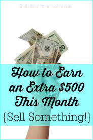 Check spelling or type a new query. How To Earn An Extra 500 This Month Sell Something