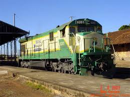 A G E C 30 7 Diesel Electric Locomotive From Ferronorte Bought Second Hand From The American B N S F Burlington Northern Santa F Fotos De Trem Trens Volvo