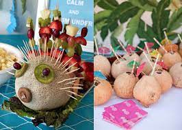 Carefully pour in a few inches of sand, then arrange shells on top. 20 Food Decor Ideas For A Beach Themed Party Jewelpie