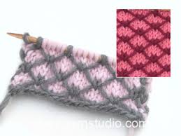Tutoriales gratis en video de puntos tejidos a dos agujas, knit stitches tutorial. Como Tejer El Punto Nido De Abeja Con Dos Colores Tutorial Video