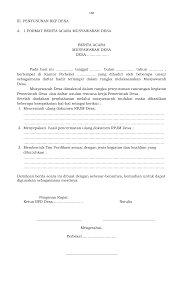 Berita acara kejadian berita acara kejadian adalah teks yang menggambarkan kronologi peristiwa tertentu. Http Bulelengkab Go Id Assets Bankdata Final 20perbub 20no 2016 20tahun 202016 20 Lampiran 20perbub 20juknis 20rkp 20desa 872129 Pdf