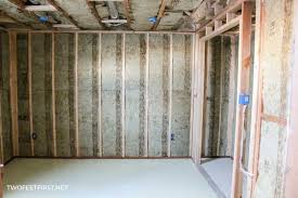 Learn a quick approved method to install walls in your basement. Insulating And Framing A Basement
