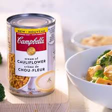 Campbell S Condensed Cream Of Cauliflower Soup Video Cream Of Cauliflower Soup Recipe Campbells Soup Recipes Campbells Recipes