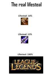 League Of Legends The Real Lifesteal League Memes Lol League Of Legends League Of Legends Memes