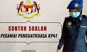 Contoh Soalan Pegawai Penguatkuasa Kp41 Edu Bestari