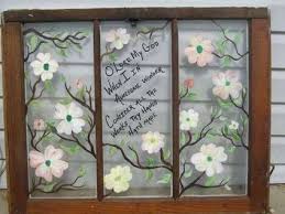 Painted Old Windows 50 Hand Painted Antique Windows For Sale In Sevierville Tennessee Window Painting Hand Painted Windows Hand Painted