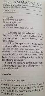 Sauce Hollandaise New York Times Cookbook Craig Claiborne Hollandaise Hollandaise Sauce Sauce