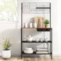 One of the most versatile accent furniture pieces or storage units available for the home, baker's racks are ideal to use for small spaces, rooms with minimal storage, or those who simply prefer open shelving to display dinnerware or maintaining an open space feel. Baker S Racks You Ll Love In 2021 Wayfair