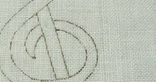 It has a transferable powdery coating. Simple Quick Embroidery Design Transfer Method Miniature Embroidery Embroidery Designs Embroidery Monogram