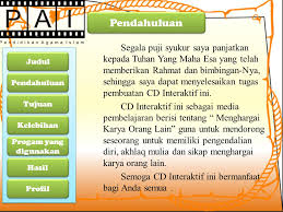 Perlu diketahui bahwa cara membuat minyak lintah hitam papua masih tradisional dan higenis, sehingga terjamin kandungan dan keasliannya. Presentasi Cd Interaktif Tutorial Ppt Download