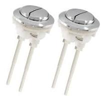 Amazon.com: Kyuionty 2 Pack Dual Push Flushing Toilet Button, 48mm Toilet  Tank Buttons Toilet Valve Replacement Flush Button with Thread Diameter ...