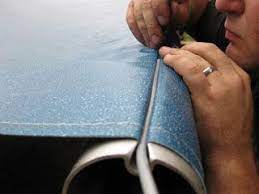 How To Replace Rv Slide Topper Awning Fabric Camper Repair Camper Makeover Camper