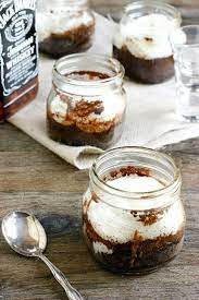 Flourless Whiskey Chocolate Cake In A Jar 18 Ways To Get Chocolate Wasted Literally Mason Jar Meals Dessert Recipes Desserts