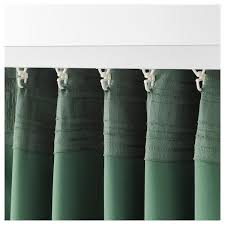Majgull Blackout Curtains 1 Pair Green 57x98 Ikea Blackout Curtains Block Out Curtains Curtains