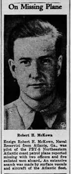 LT Robert Holmes McKown (1914-1941)