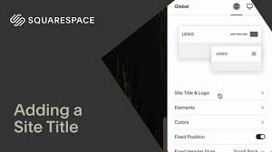 You can also change the opacity by moving the selection tool at the bottom. Adding A Site Title Tutorial Squarespace 7 1 Youtube