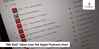 my dad wrote a takes over the apple podcast chart