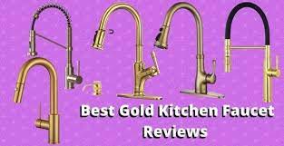 It has the perfect combination of high functionality, sleek design, and affordability.the blending of styles and the escutcheon metal base are two features that we really like. Gold Kitchen Faucet Reviews And Buyer S Guide 2021 Kitchen Rank