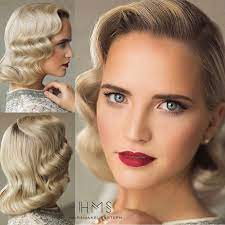Wedding Bridal Classic Updo Hair Vintage Bride Hairstyle Editorial Redcarpethair Bridesmaid Short Wedding Hair Vintage Hairstyles Short Hair Styles