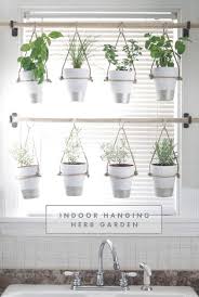 Diy Indoor Hanging Herb Garden Learn How To Make An Easy Budget Friendly Hanging Herb Garden For Yo Hanging Herb Garden Container Herb Garden Hanging Herbs