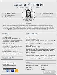 English Cv Template Artofit