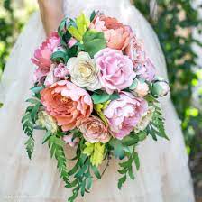 Get coffee filters and poke a hole through them place the filters on the stick and. Patterns And Tutorials To Make Paper Wedding Flowers At Home