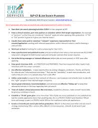 Slp Job Search Guide