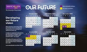 Term dates for the remainder of the year are as follows: University Desk Calendars Out Now Staffnet The University Of Manchester
