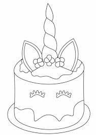 bolo desenho para colorir