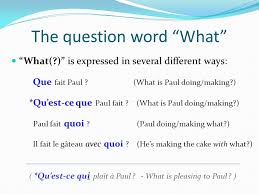 Revise and improve your french with detailed content, examples, audio, personalised practice tests and learning tools. Forming Questions Using Est Ce Que Ppt Video Online Download