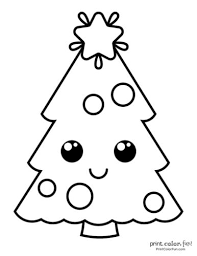 A new trend this holiday season is colorful christmas trees that are real. Top 100 Christmas Tree Coloring Pages The Ultimate Free Printable Collection Print Color Fun