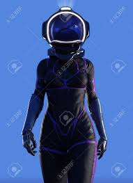 Check spelling or type a new query. Female Futuristic Astronaut Dressed Suit With Helmet On Blue Stock Photo Picture And Royalty Free Image Image 93875348