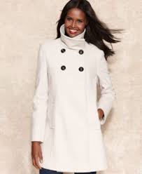 Vind fantastische aanbiedingen voor calvin klein wool coat. Macy S White Outwear Coat Double Breasted Wool Cashmere Blend Coats For Women Coat Coats Jackets Women