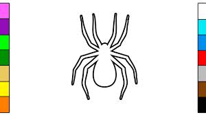 Spider coloring pages, spider coloring page, spiders coloring pages, spider pictures, spider coloring book pages, spider color pages. Colorful Spider Coloring Page For Children Youtube