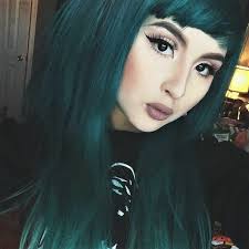 You can even choose from different shades—from pastels color one or two sections of your hair naturally dark hair with light green and look fab with the stark contrast. 25 Green Hair Color Ideas You Have To See Ninja Cosmico
