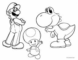 Along with luigi, has had other friends such as yoshi and toad and they will all appear in the games that we have in store for you. Printable Yoshi Coloring Pages For Kids