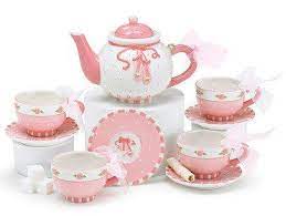 Ballet Shoes Tea Set Assorted Girls Tea Sets Roses And Teacups Kids Tea Set Ceramic Tea Set Childrens Tea Sets