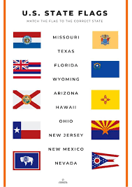 Free Printable State Flags Matching Worksheet In 2020 Homeschool Activities State Flags History Resources