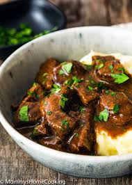 What is quick recipe for beef tips? Instant Pot Beef Tips With Gravy Mommy S Home Cooking