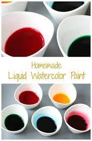 Make Your Own Liquid Watercolor Paint