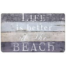 Check spelling or type a new query. Home Dynamix Cook N Comfort 19 6 Inch X 35 4 Inch Live Beach Kitchen Mat Bed Bath Beyond