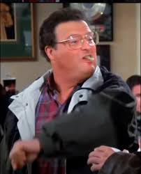 Newman's eating habits and body language in Seinfeld