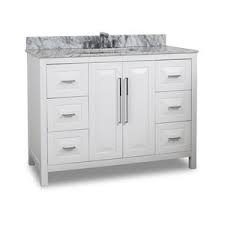Plus, look for bathroom hardware that matches your new vanity. Hardware Resources Shop Jeffrey Alexander Cabinet Hardware Van104 48 T Vanity White Jeffrey Alexander Large Bathroom Vanities By Hardware Resources