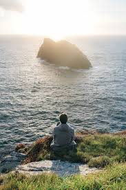 When you have the best view its perfect for couples who want to spend the entire day with friends & family. Man Sitting Grass Beside Ocean Daytime Grasses Body Piqsels