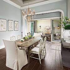 It is so hard to figure out which. Dining Room Paint Color Silver Strand By Sherwin Williams Silvery Blue Gray Dining Room Paint Colors Dining Room Blue Dining Room Colors