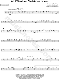 Amro music is the place to be for all your trombone needs in memphis, tn. Mariah Carey All I Want For Christmas Is You Sheet Music Trombone Solo In Bb Major Download Print Sku Mn0124269