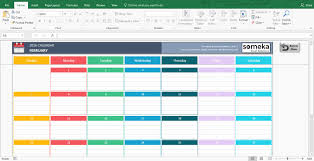 Monthly Calendar Schedule Template Beautiful Excel Calendar Template Free Printable Monthly Cale In 2020 Excel Calendar Template Excel Calendar Event Calendar Template