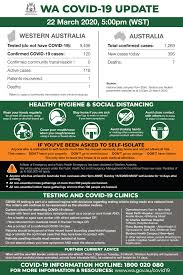 Second australian case of blood clots; Mark Mcgowan On Twitter This Is Our Wa Covid 19 Update For Sunday 22nd March 2020 Today S Update Includes Information On New Wa Border Control Measures For Official Information Regarding Covid 19 In Wa