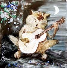 yaryshkin anatolij koshachi kartiny illyustracii art sobache iskusstvo